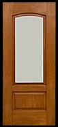 Rustic Cherry 3_4 Camber Lite Door